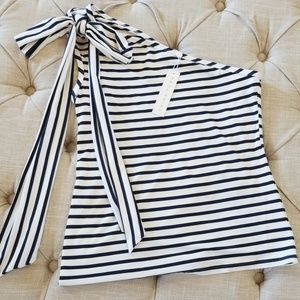 NWT Trina Turk One Shoulder Top